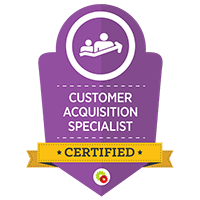 Customer Acquisition Specialist Certified badge