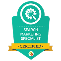 Search Marketing Specialist Certified badge
